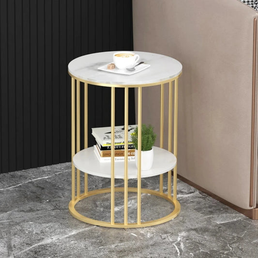 Kingsley End Table in Gold