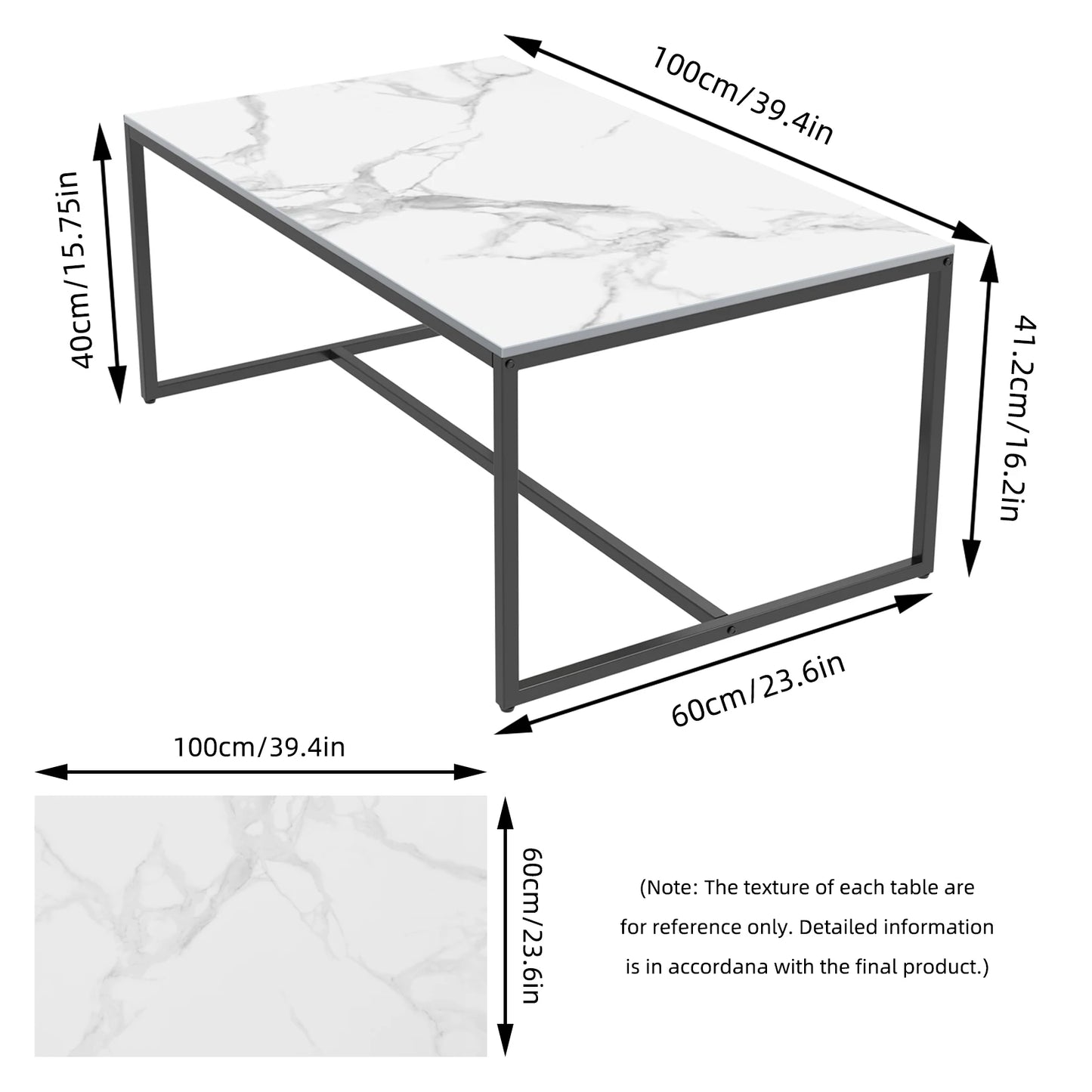 Altman Coffee Table in White