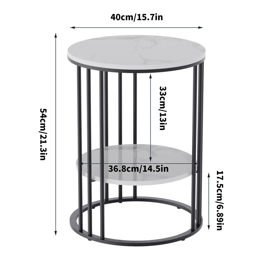 Kingsley End Table in Black